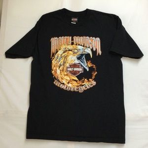 Graceland  Harley-Davidson graphic t-shirt.    XL